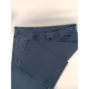 Duluth Trading Co Mens Jeans 44x34 Blue Cotton Workwear Relaxed Fit